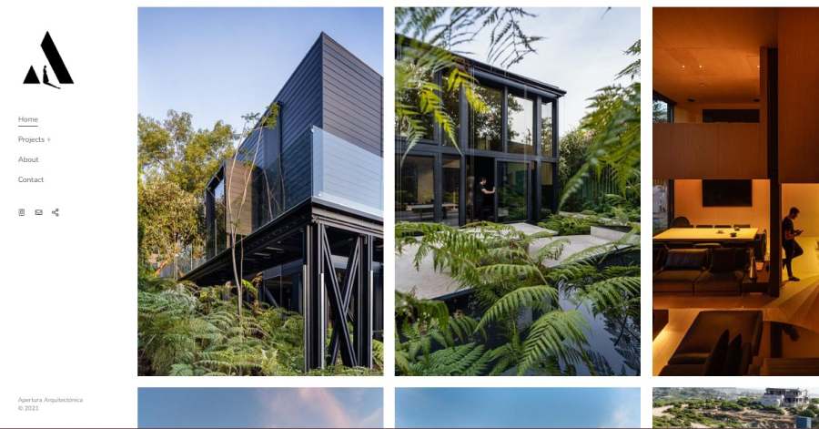 Apertura Arquitectonica - Construction Website Examples