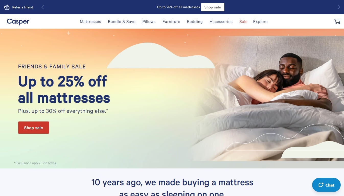Best Landing Pages_Casper