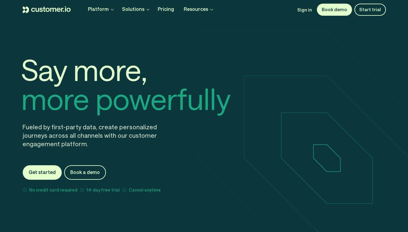Best Landing Pages_Customer IO