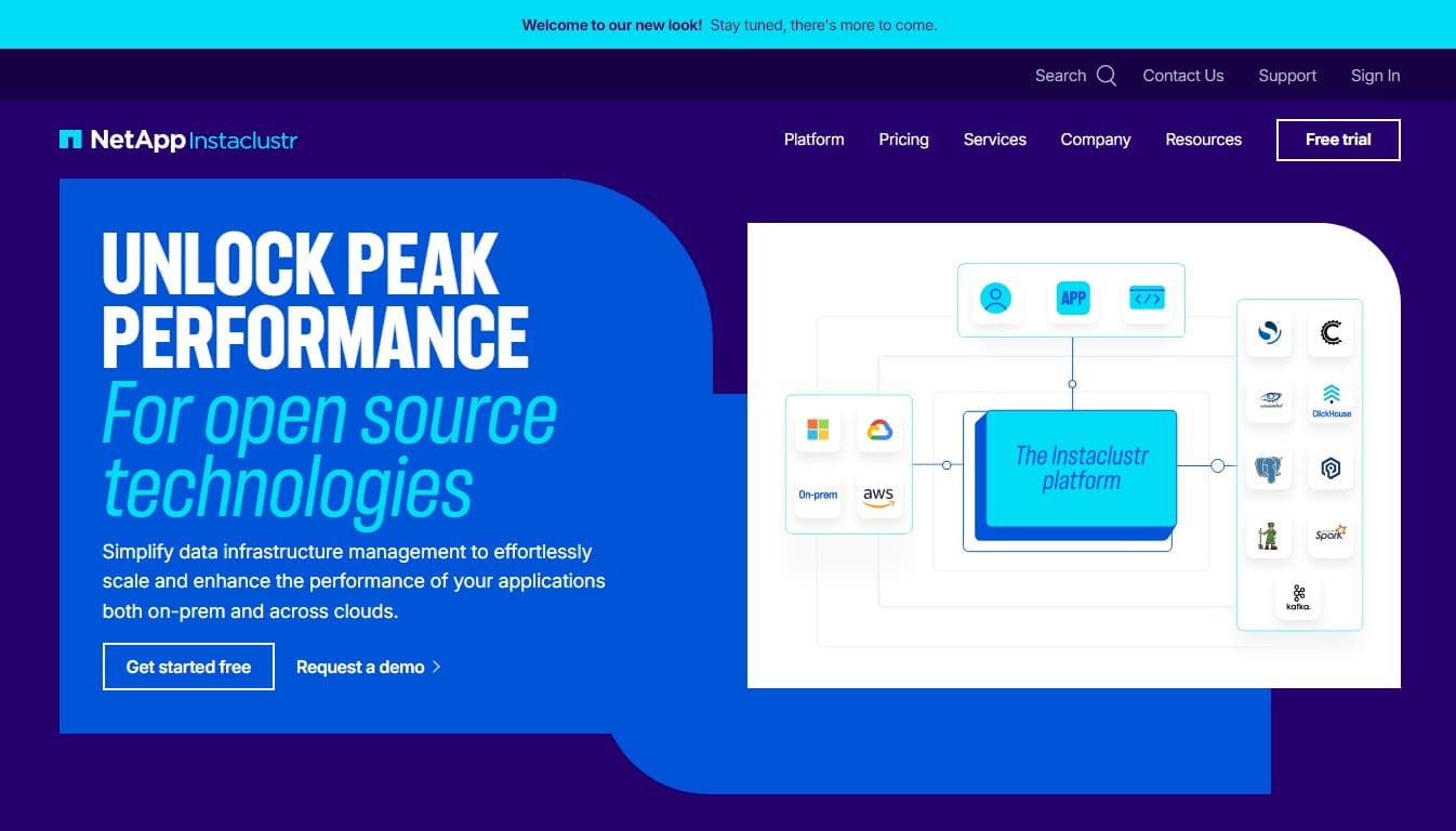 Best Landing Pages_NetAppInstaclustr