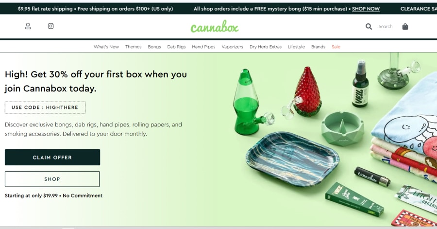 Cannabox - Cannabis Web Design