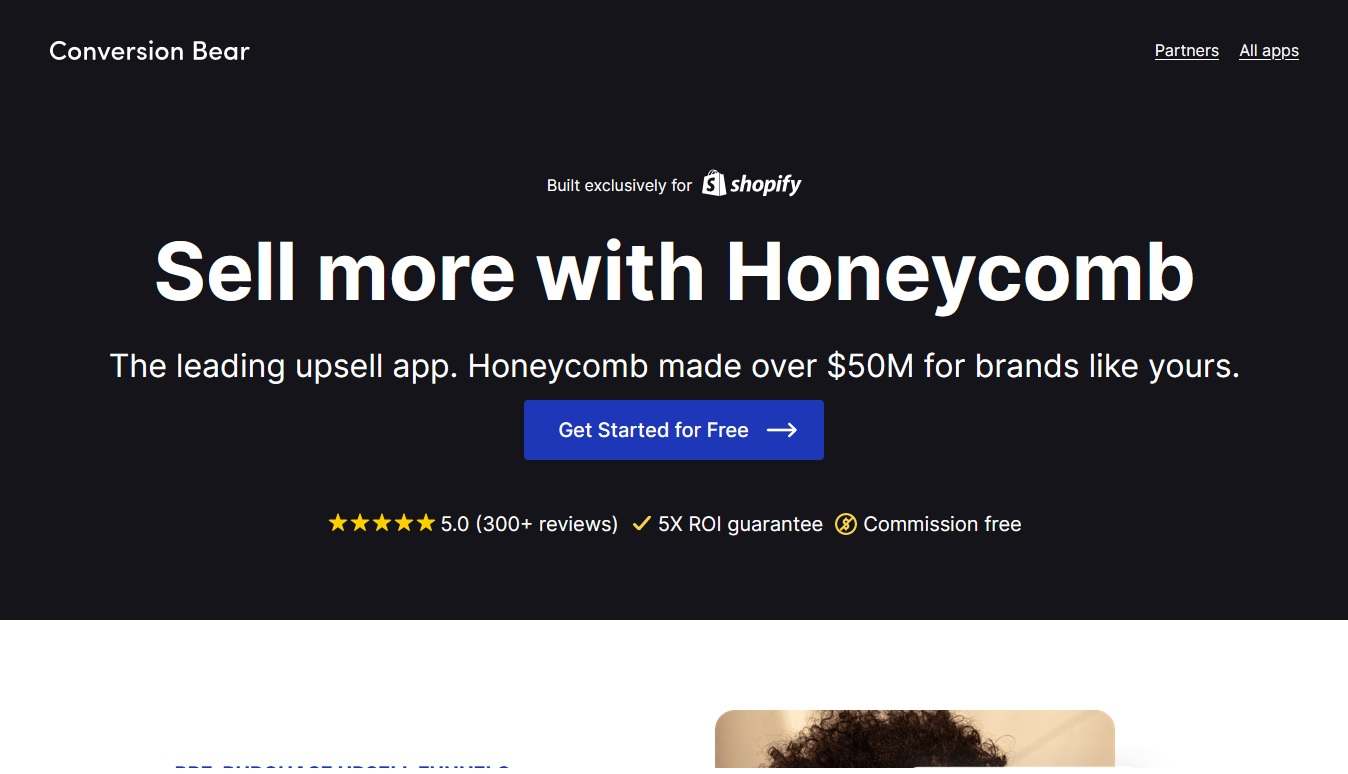 Conversion Bear - Webflow Website Example
