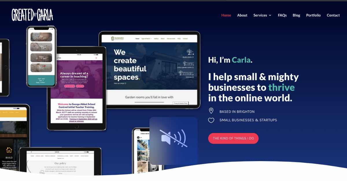 Created By Carla Web Design Resume Example