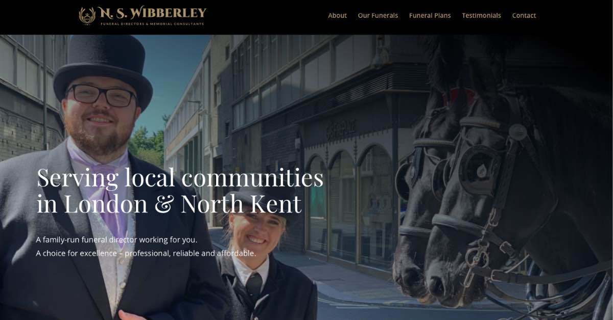 Wibberley Funeral Website Example