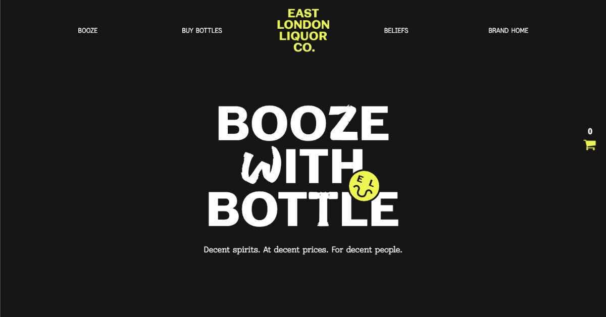 East London-Liquor Store - Responsive Website Examples