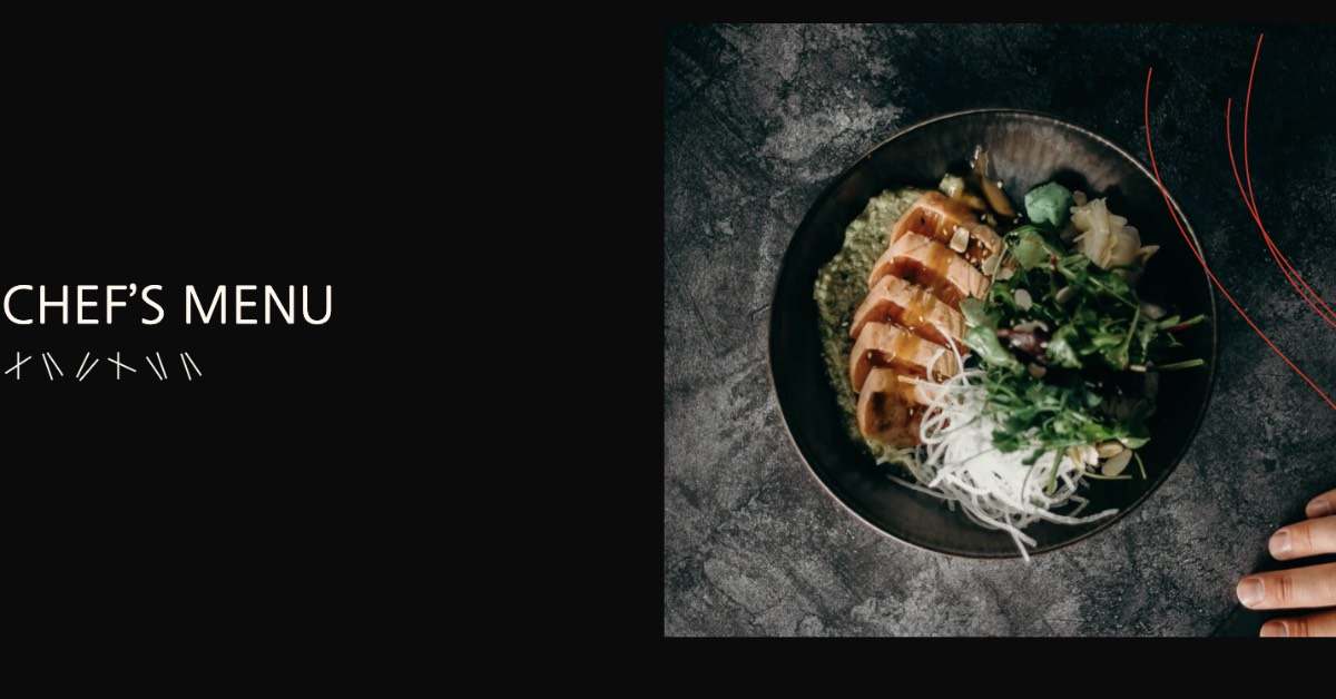 Elementor Template Restaurant