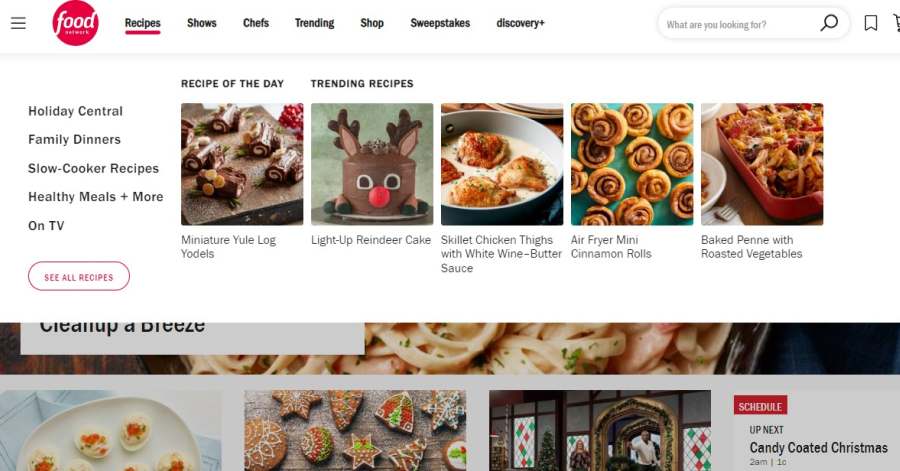 Puddin' - Menu Website Design