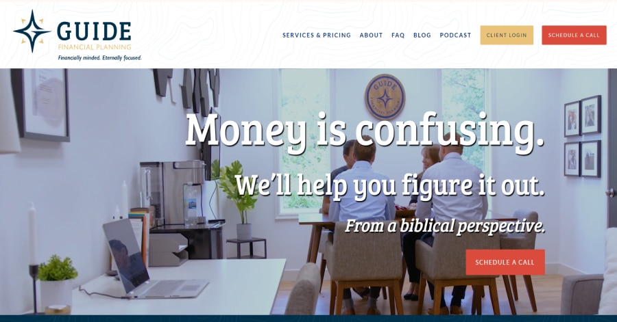 Guide- Advisor Website Design