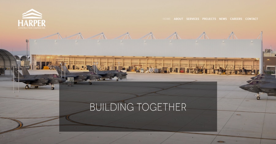 Harper - Construction Website Design