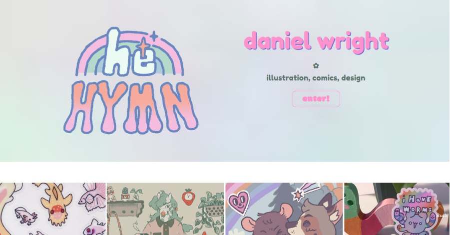 HeHymn - Personal Website Examples