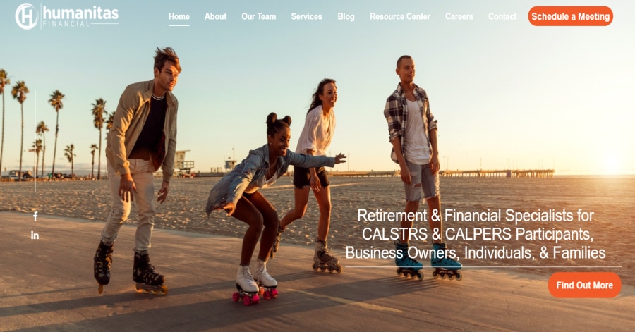 Humanitas - Advisor Website Design