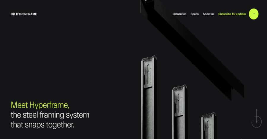 Hyperframe - Construction Website Design