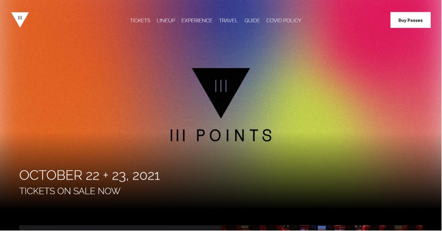 III Points - Event Website Example