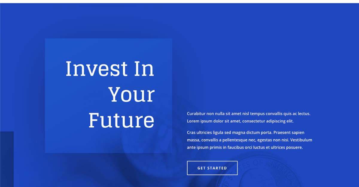 Investment Template Investment Template