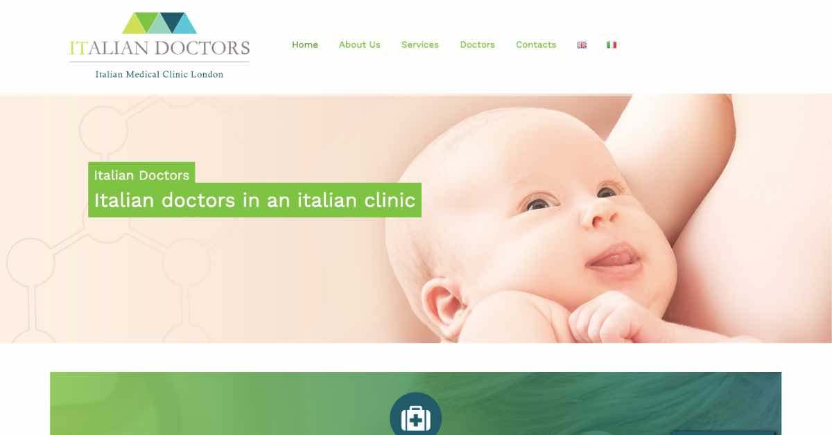 Italian Doctor Website Example