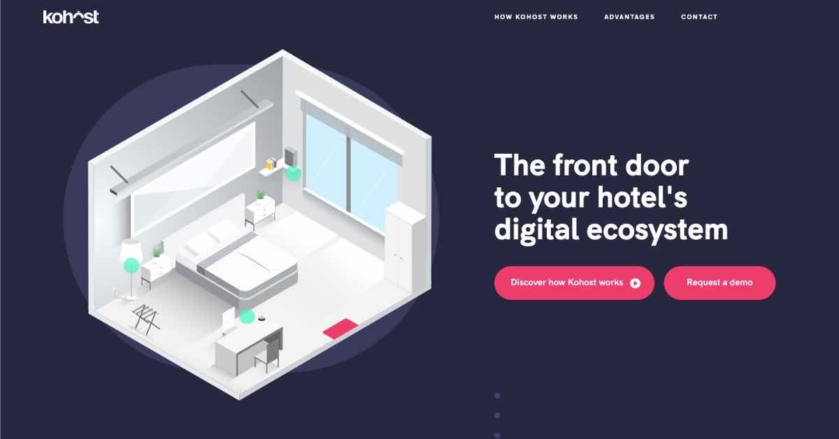Kohost Startup Website Example
