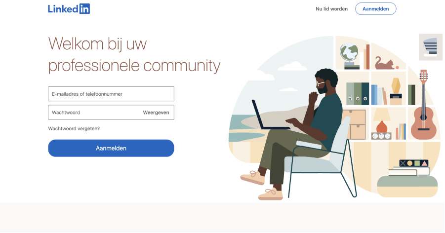 LinkedIn Nodejs website example