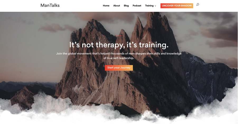 Man Talks – Membership Website Example