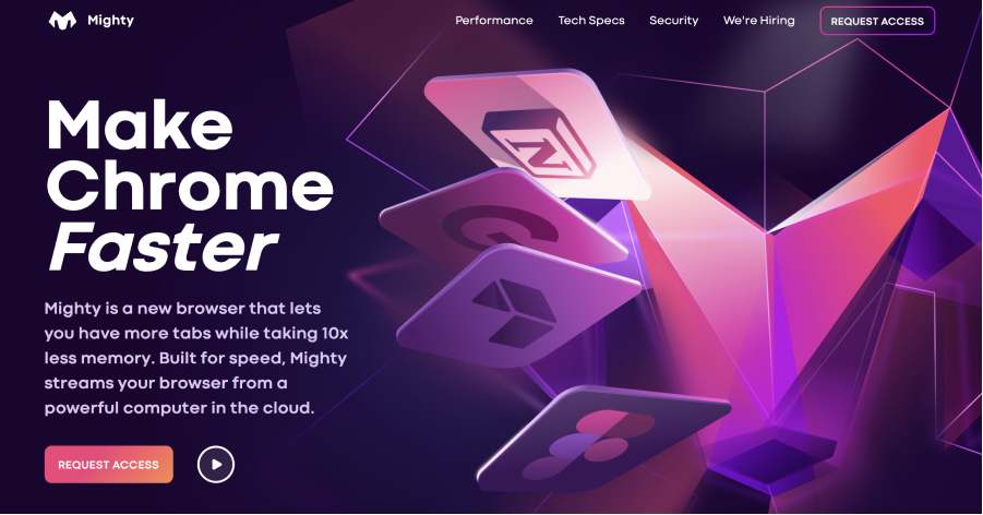 Mighty Landing Pages Website Example