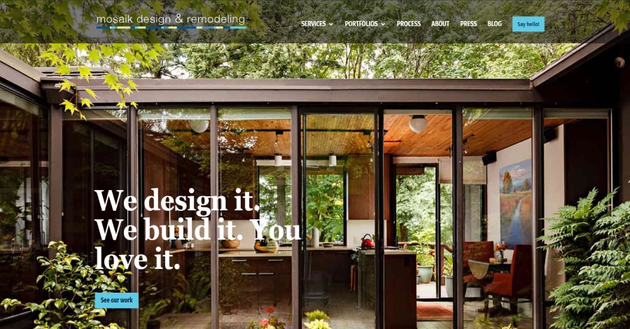 Mosaik Design - Construction Website Design
