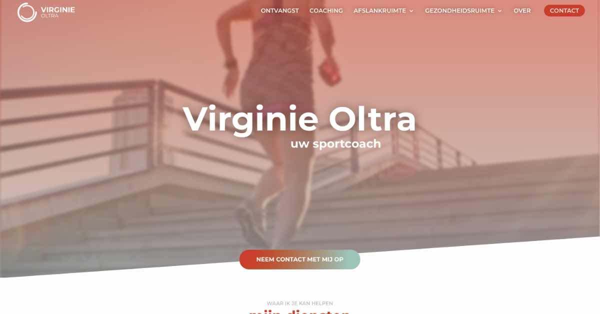 Oltra Virginie Fitness Coach Website Example