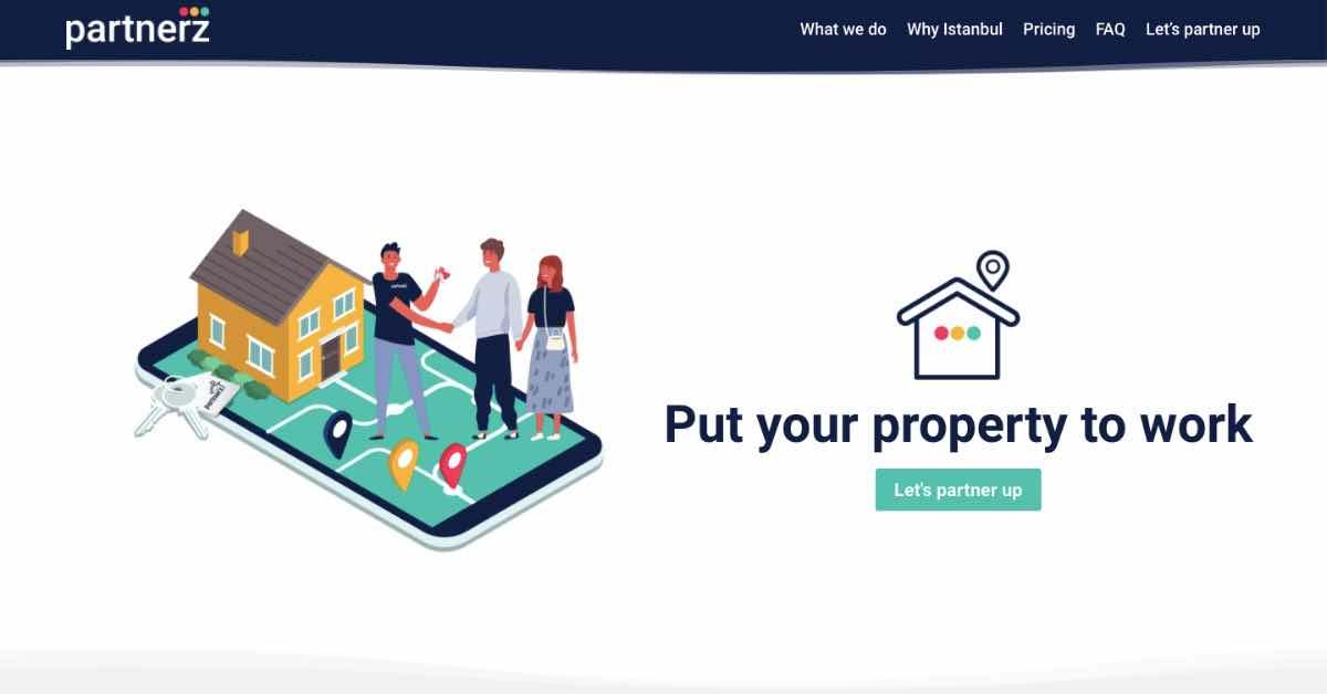 Partners Real Estate Website Example