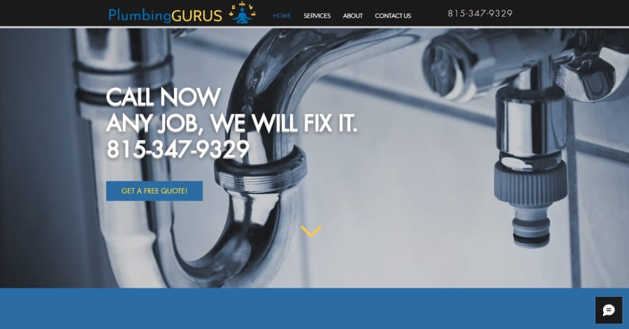 Plumbing Gurus - Wix Plumber Websites