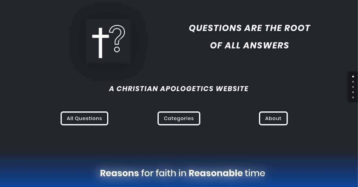 Quick Answers Church Website Example