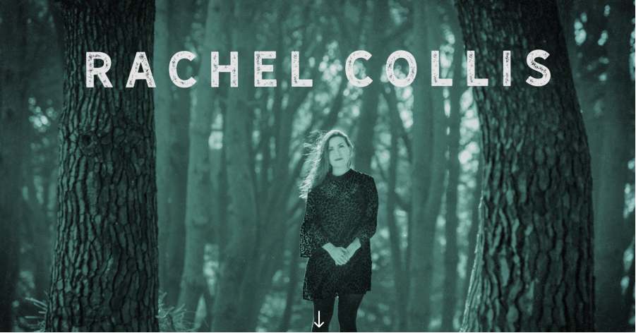 Rachel Collins Entertainment Website Example