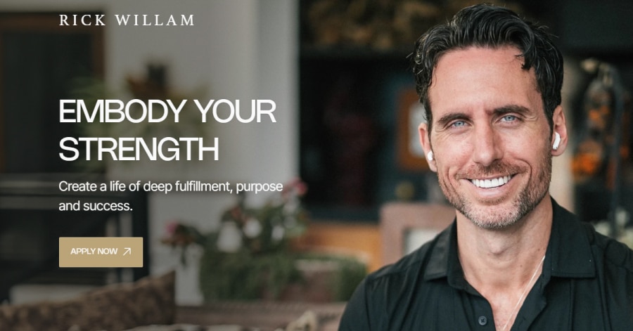 Rick - Influencer Website Examples