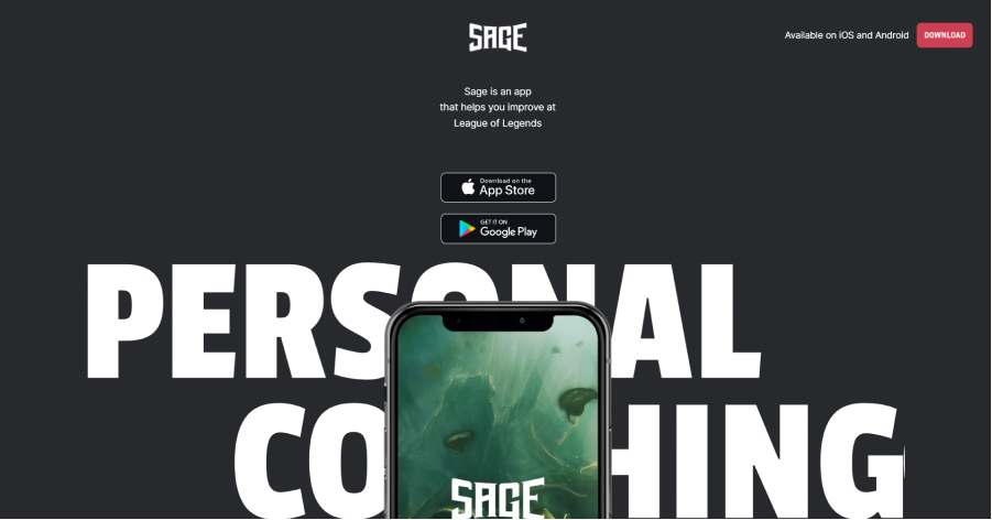 Sage - One Page Website Example