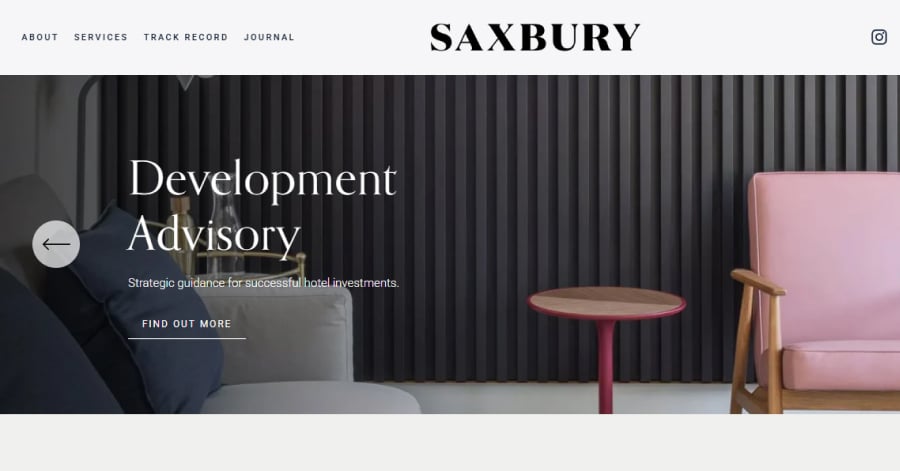 Saxbury - Squarespace Real Estate Websites