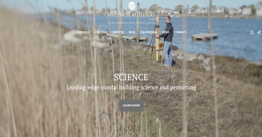 Sweenor Builders - Construction Website Design Mercedes AMG - Carousel Website Examples