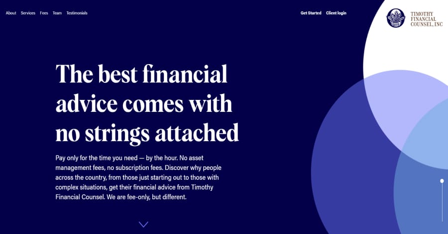 Timothy - Advisor Website Design