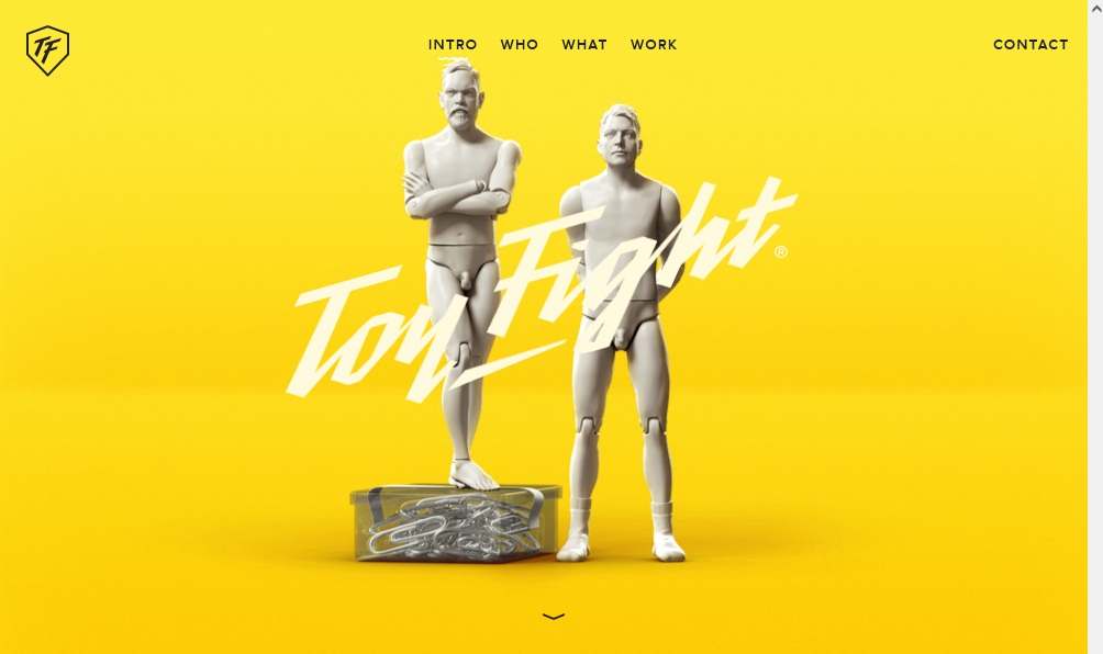 Toy Fight - Clean Website Example