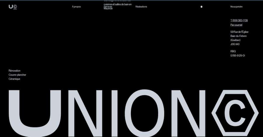 Union - Construction Website Design