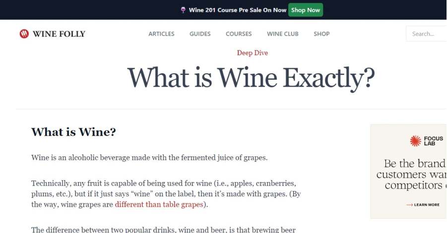 What is Wine